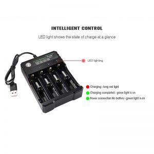 18650 Battery Charger 18650 Rechargeable battery Charger 1/2/4 Slots Dual For 18650 Charging 3.7V Rechargeable Lithium Battery - Image 3