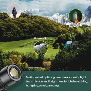 APEXEL HD 8-24x30 Zoom Telephoto Lens Monocular Monocular Long Range Powerful Foldable Telescope For Smartphones Hunting Camping - Image 6