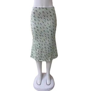 Summer Print Skirt Women A-Line Trendy Y2K Skirts Harajuku Knee-Length Casual High Waist Party Streetwear Bodycon E-girl Skirts - Image 4