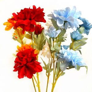 1pcs simulation flower 3 head peony simulation bouquet home decoration silk flower wedding decoration artificial plants - Image 2