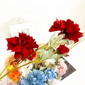 1pcs simulation flower 3 head peony simulation bouquet home decoration silk flower wedding decoration artificial plants - Image 4