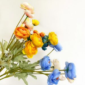 1pcs simulation flower four dew lotus simulation bouquet wedding props home decoration artificial fake flower simulation plant - Image 3