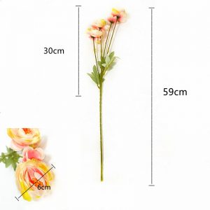 1pcs simulation flower four dew lotus simulation bouquet wedding props home decoration artificial fake flower simulation plant - Image 6