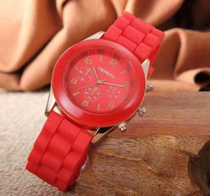2021 New simple silicone Brand WOKAI Casual Quartz Watch Women Crystal Silicone Watches Relogio Feminino Wrist Watch Hot sale - Image 5