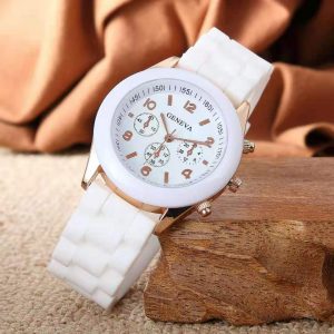 2021 New simple silicone Brand WOKAI Casual Quartz Watch Women Crystal Silicone Watches Relogio Feminino Wrist Watch Hot sale - Image 6