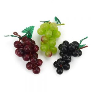 Cheap 3pcs / 7cm artificial plastic simulation fruit grape wedding decoration home kitchen Christmas gift clip accessories - Image 5