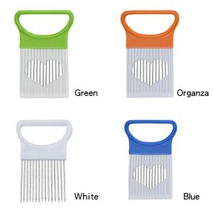2019 New Kitchen Gadgets Onion Slicer Tomato Vegetables Safe Fork vegetables Slicing Cutting Tools - Image 3