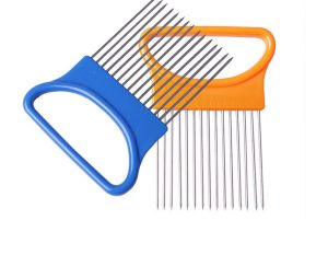 2019 New Kitchen Gadgets Onion Slicer Tomato Vegetables Safe Fork vegetables Slicing Cutting Tools - Image 6