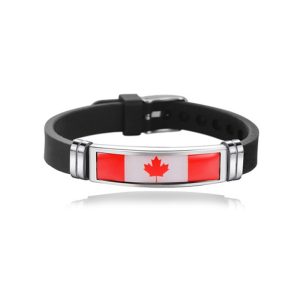 2020 Souvenir Gift USA Spain Flag Bracelet for Men Women Israel Germany Flags Adjustable Silicone Wristband Bangle - Image 4