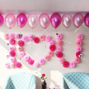 2PCS 10cm Pompon Tissue Paper Pom Poms Flower Balls for Wedding Room Decoration Party Supplies DIY White Hanging Paper Flowers - Image 6