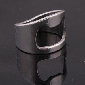 JIOROMY New Arrival Stainless Steel Finger Ring Corkscrew Chrome Beer Bottle Opener Kitchen Bar Tools Practical Home Gadgets - Image 3