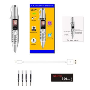 K07 Pen mini Cellphone 0.96" Tiny mobile phone GSM Dual SIM Camera Flashlight Bluetooth Dialer Mobile Phones with Recording pen - Image 6