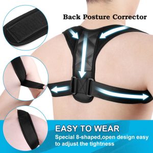 Medical Adjustable Clavicle Posture Corrector Men Woemen Upper Back Brace Shoulder Lumbar Support Belt Corset Posture Correction - Image 4