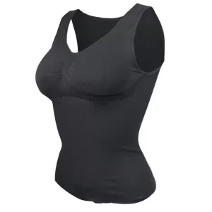 CXZD New Women Shapewear Padded Tummy Control Tank Top Slimming Camisole Removable Body Shaping Compression Vest Corset - Image 2